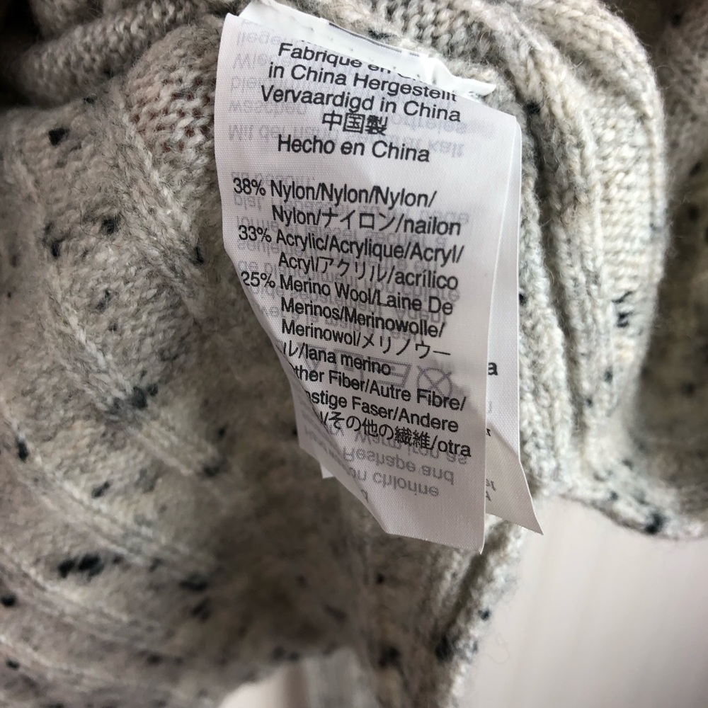 NEW Madewell donegal inland turtleneck sweater XXL - Picture 9 of 11